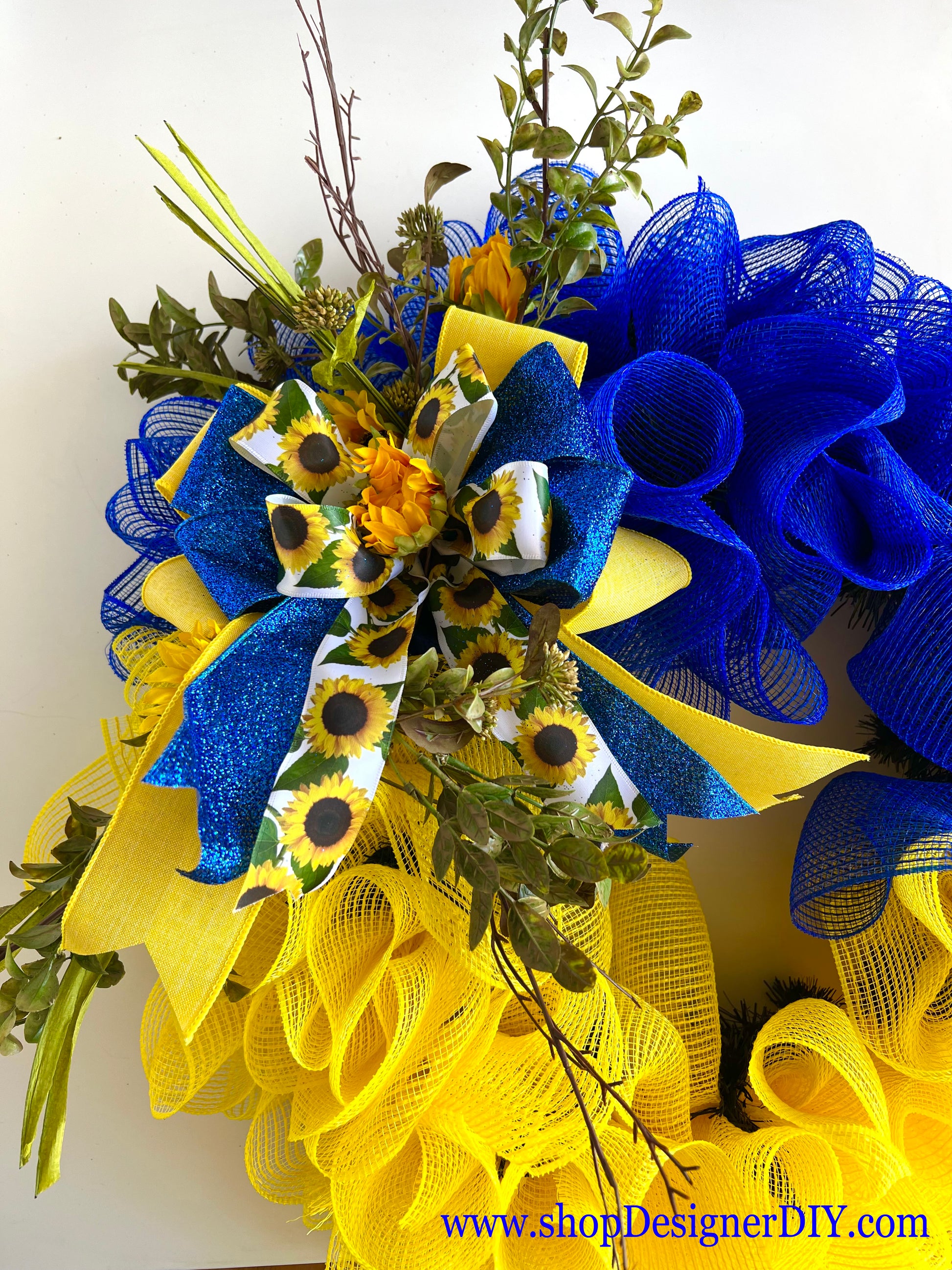 Ukrainian Mesh Wreath - Designer DIY