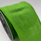 4" Lime Green Burlap DESIGNER Ribbon - Designer DIY