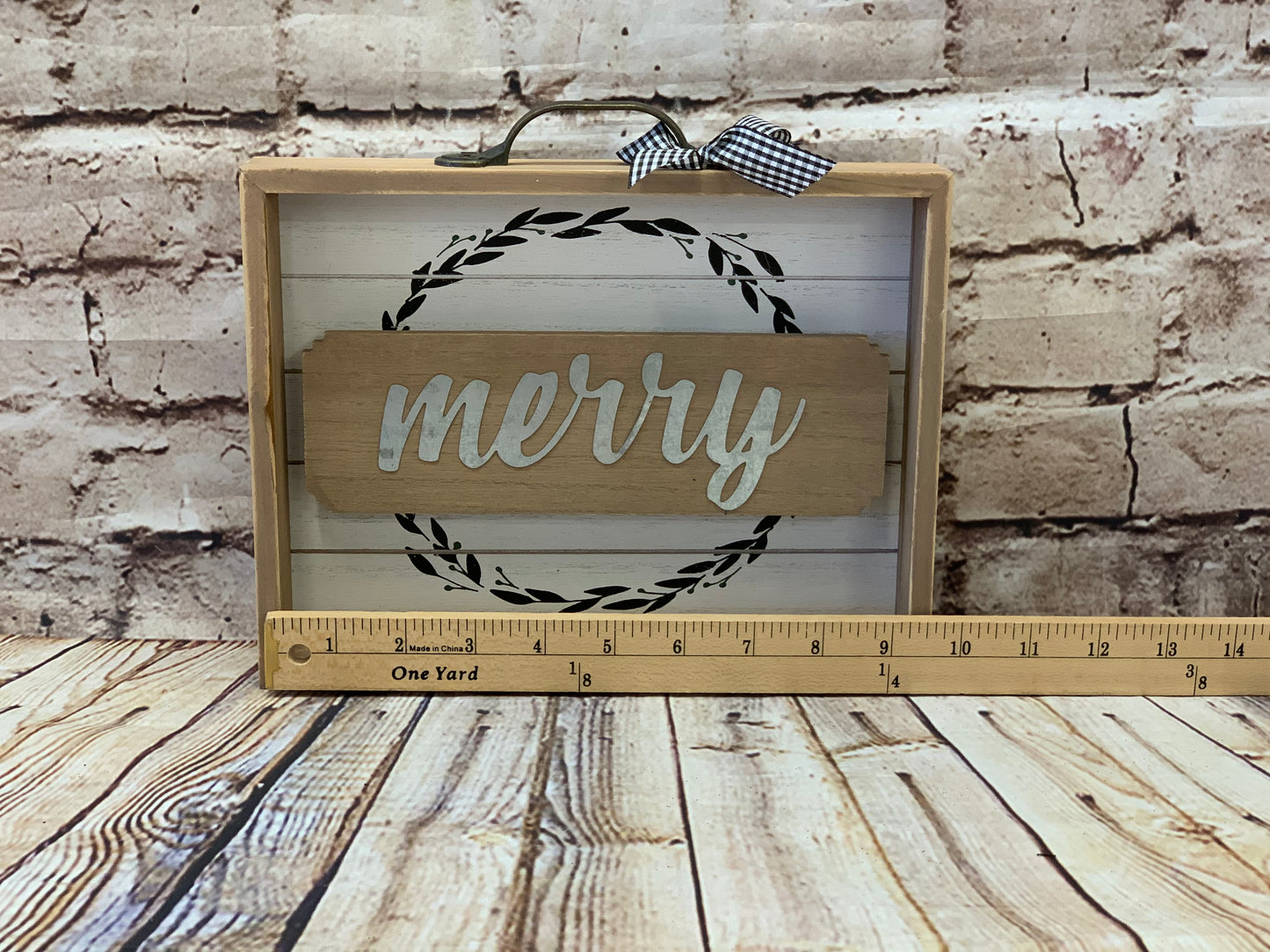 Merry Shadowbox Sign - Designer DIY