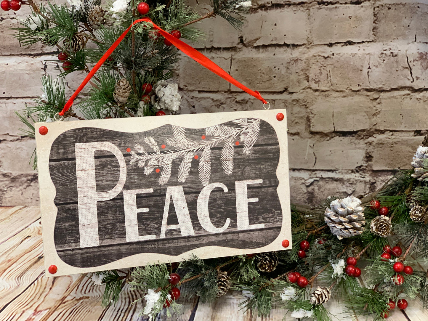 Peace | Holiday Sign - Designer DIY