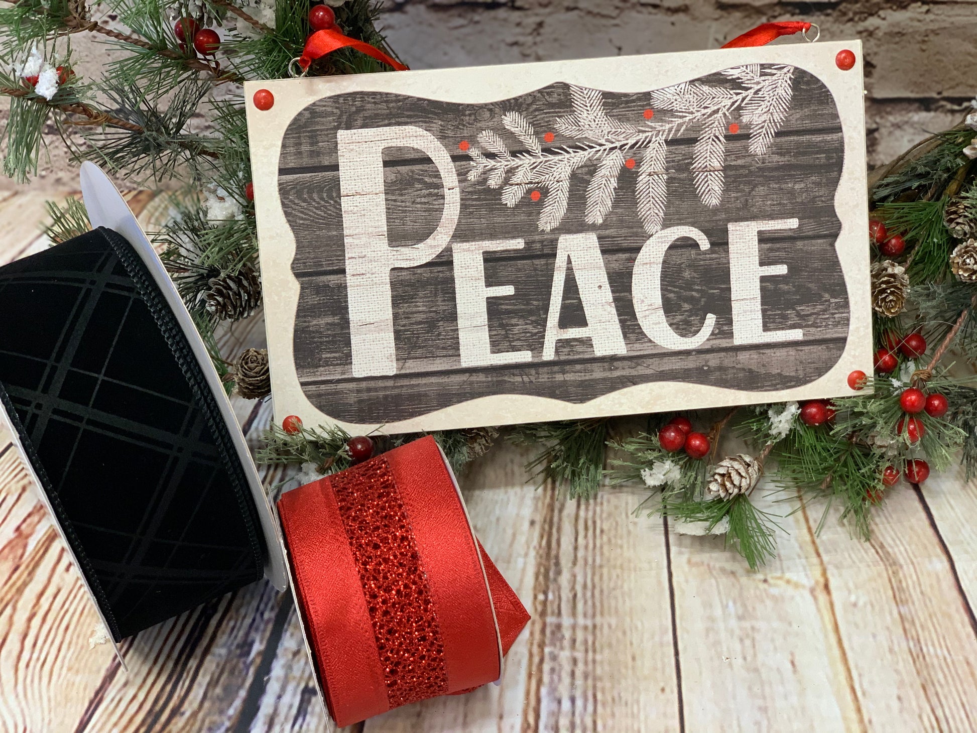 Peace | Holiday Sign - Designer DIY