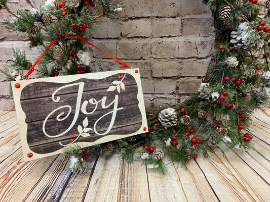 Joy | Holiday Sign - Designer DIY
