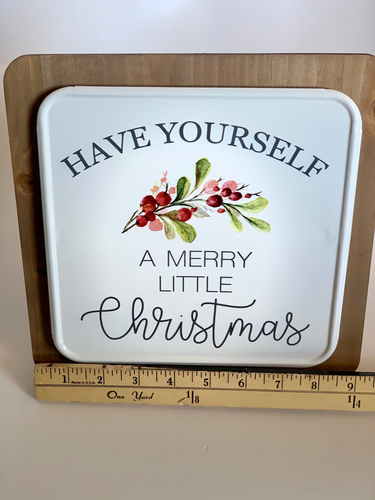 Have Yourself a Merry Little Christmas Sign - Designer DIY