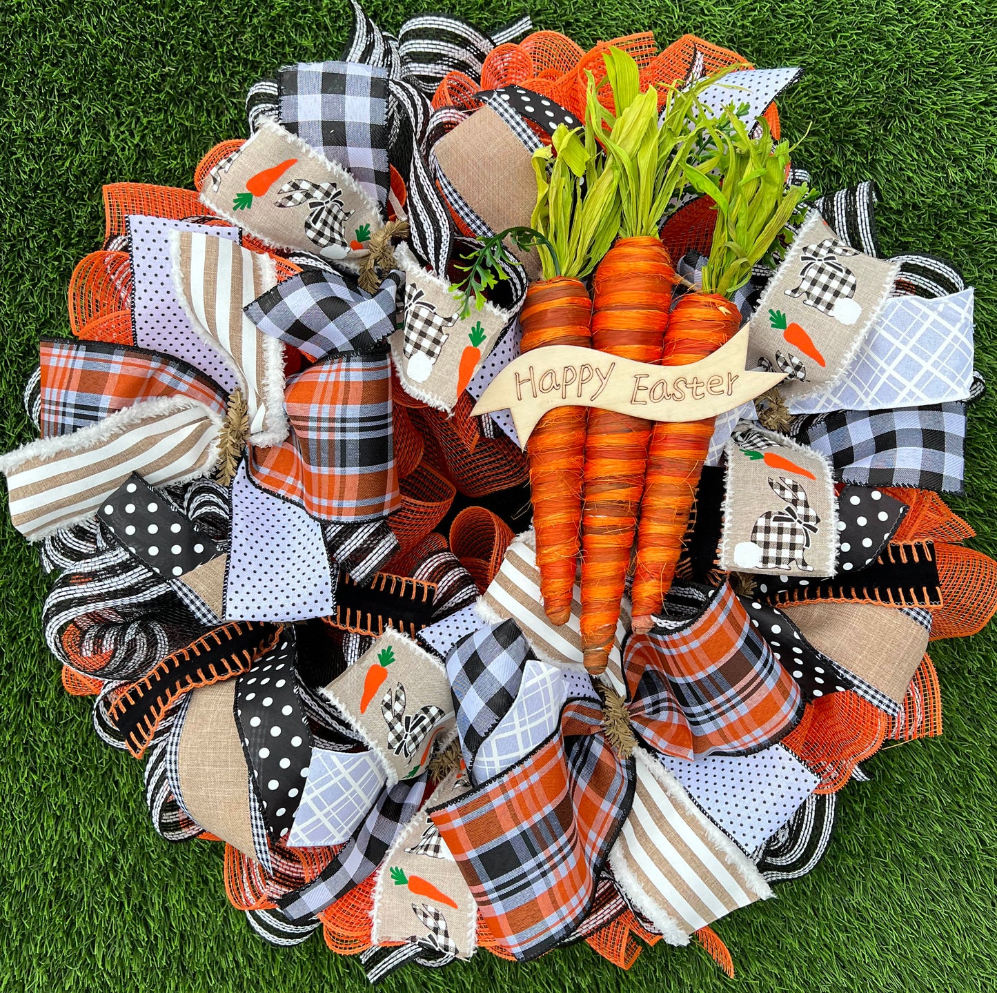 Easter Wreath Kit | Happy Easter Carrot - Designer DIY