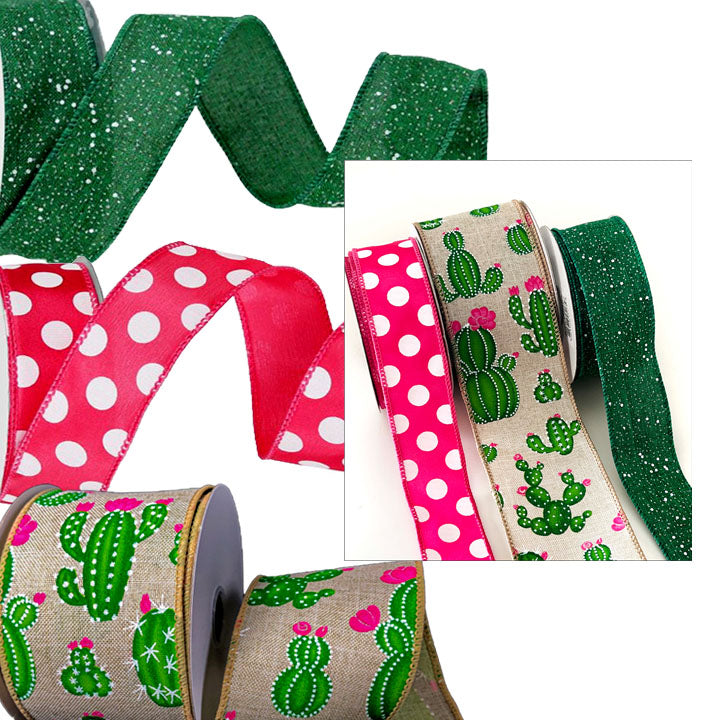 Ribbon Collection | Summer Cactus - Designer DIY