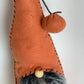 Fall Plaid Gnome | Navy Blue and Orange - Designer DIY