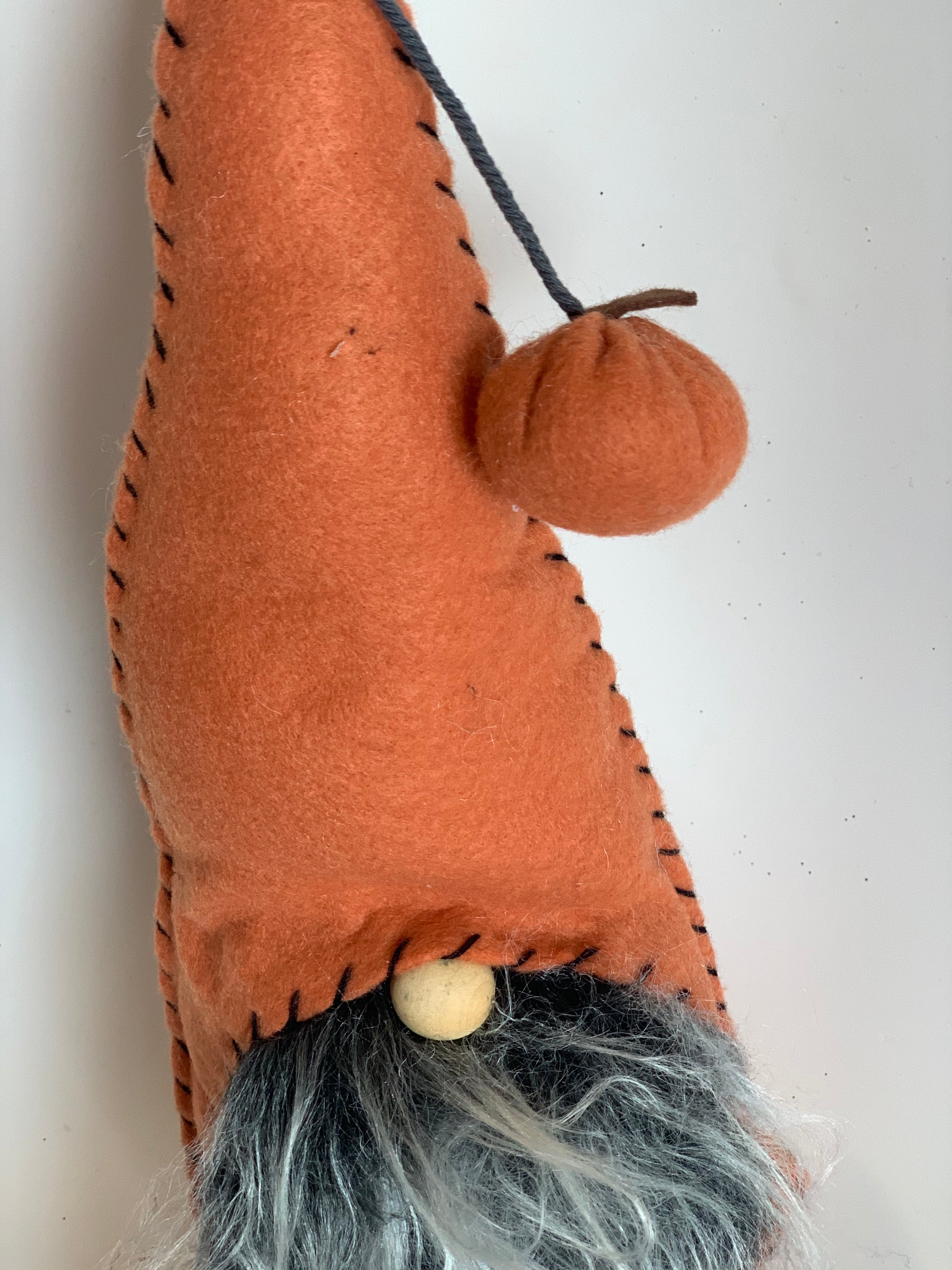 Fall Plaid Gnome | Navy Blue and Orange - Designer DIY