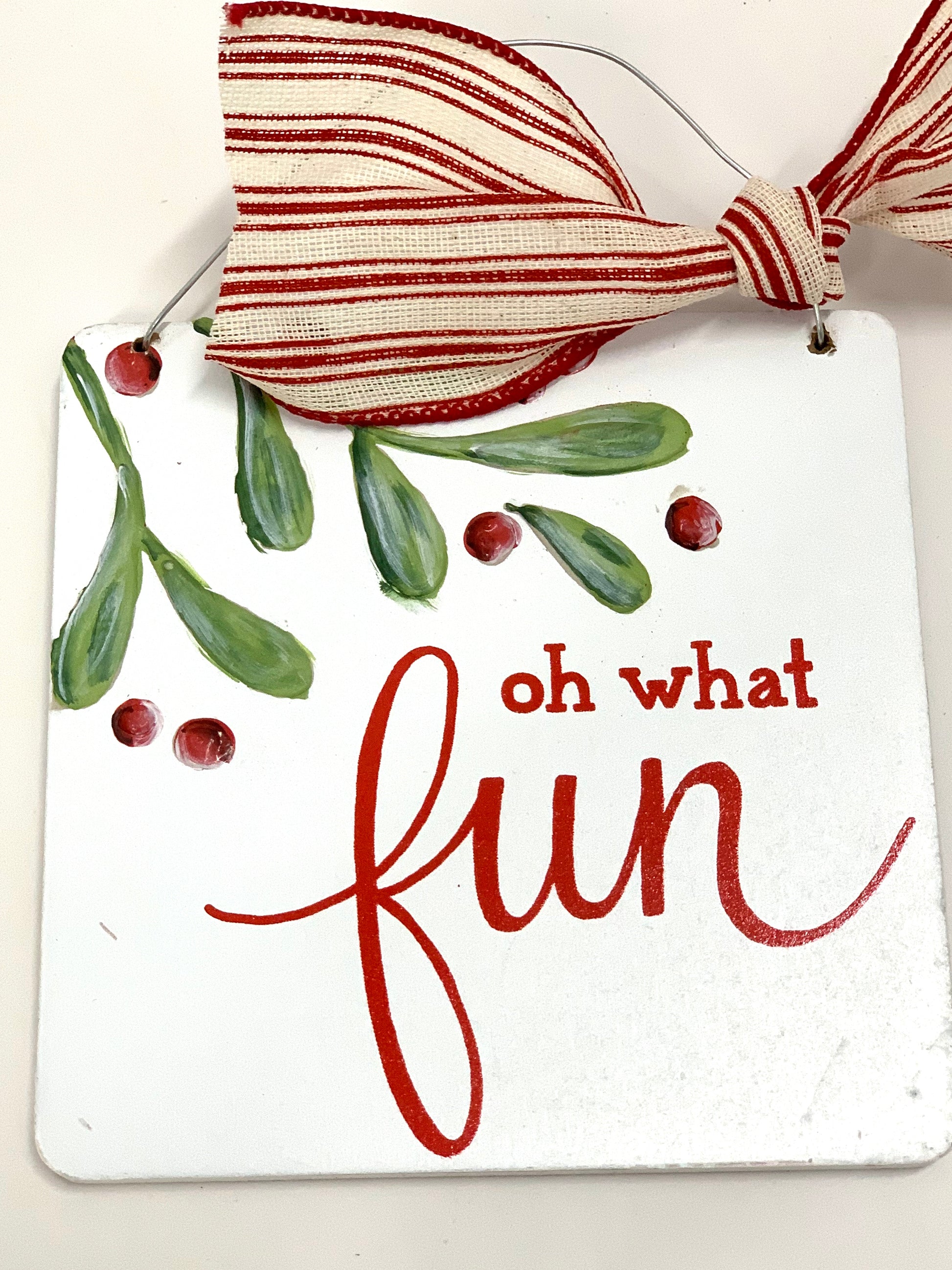 Christmas Holly Ornament | Oh What Fun - Designer DIY