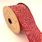 2.5" Red & White Glitter DESIGNER Ribbon - Designer DIY