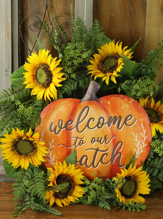 Welcome To Our Pumpkin Patch Sign - Designer DIY