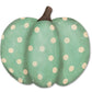 Polka Dot Pumpkin Metal Embossed Sign - Designer DIY