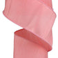 2.5" Pink Solid Ribbon | Salmon - Designer DIY