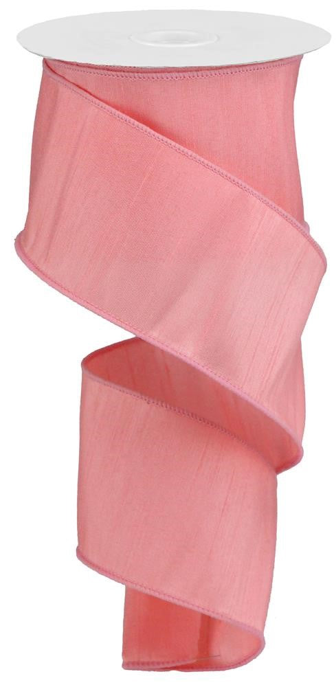 2.5" Pink Solid Ribbon | Salmon - Designer DIY