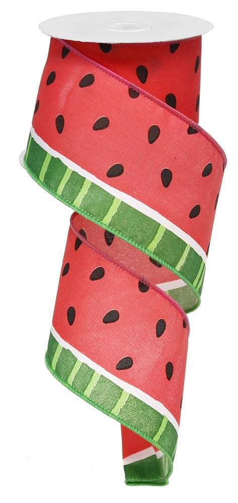2.5" Pink Watermelon Ribbon - Designer DIY