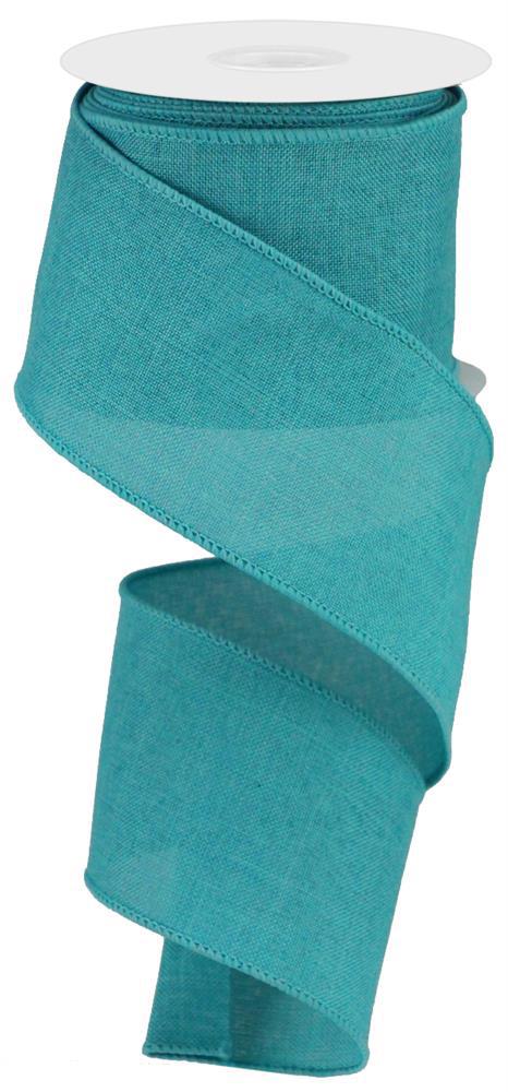 2.5" Turquoise Solid Ribbon - Designer DIY