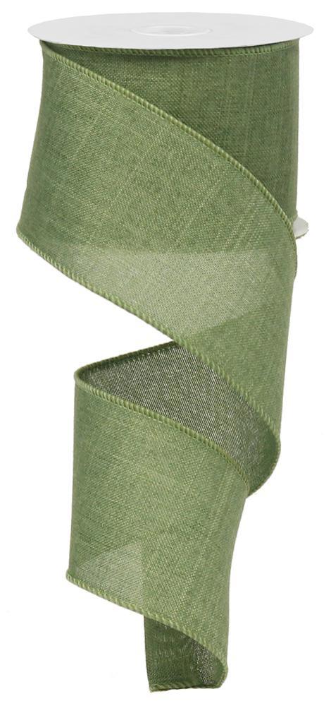 2.5" Green Solid Ribbon | Clover - Designer DIY