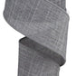 2.5" Gray Solid Ribbon - Designer DIY