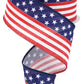 2.5" American Flag Ribbon - Designer DIY