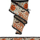 2.5" Happy Halloween Jack O Lantern Ribbon - Designer DIY