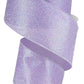 2.5" Lavender Iridescent Glitter Ribbon - Designer DIY