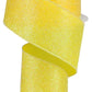 2.5" Yellow Iridescent Glitter Ribbon - Designer DIY