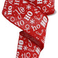2.5" Christmas HO HO HO Ribbon - Designer DIY