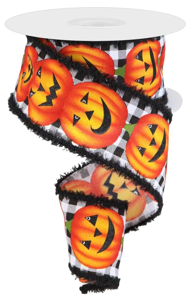 2.5" Jack-O-Lantern Ribbon - Designer DIY