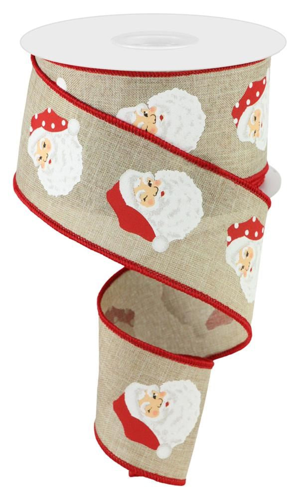 2.5" Santa Claus Ribbon - Designer DIY