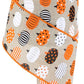 4" Patterned Pumpkin Ribbon | Orange, Black, White - Designer DIY