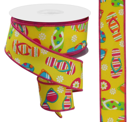 1.5" Flip Flop Ribbon - Designer DIY