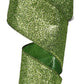 2.5" Lime Green Glitter Ribbon - Designer DIY