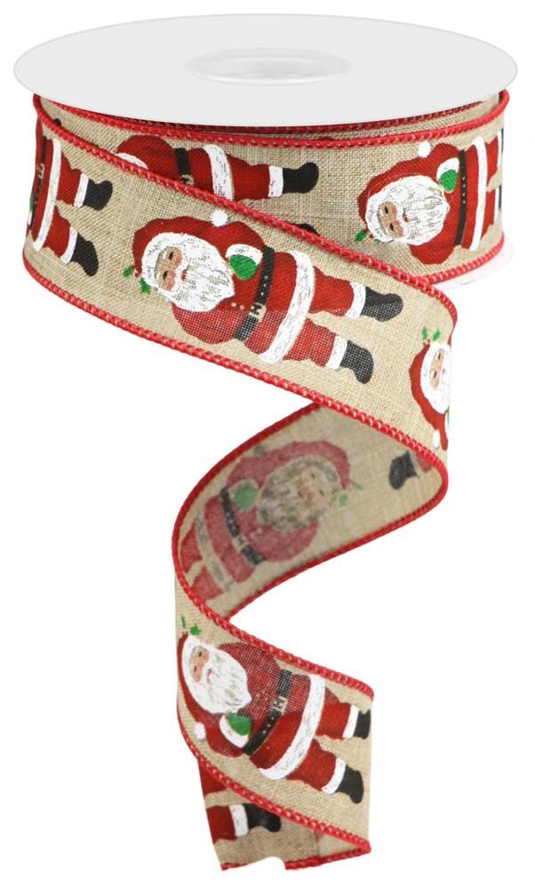 1.5" Santa Claus Ribbon - Designer DIY