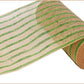 10.5" Natural with Lime Green Foil Stripe Mesh - Designer DIY