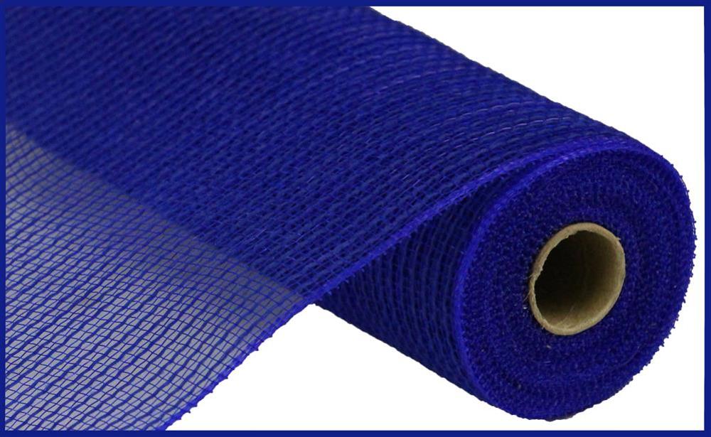 10.5" Royal Blue Faux Jute Mesh - Designer DIY