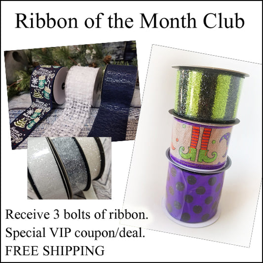 Ribbon of the Month Club | Monthly Subscription - Designer DIY