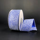 1.5" Royal Blue Frosted Glitter Ribbon - Designer DIY