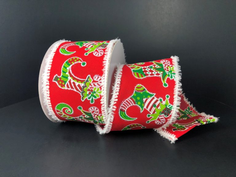 2.5" Christmas Elf Ribbon - Designer DIY