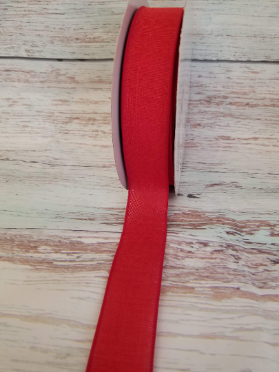 2.5" Red Solid Ribbon | 50 Yards