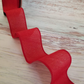 2.5" Red Solid Ribbon | 50 Yards Strip
