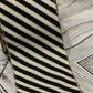 4" Stripe DESIGNER Ribbon | Black, Ivory, Gold - Designer DIY