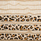 10" Leopard Border Stripe Jute Mesh - Designer DIY