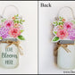 Spring Mesh Wreath | Love Blooms Here - Designer DIY