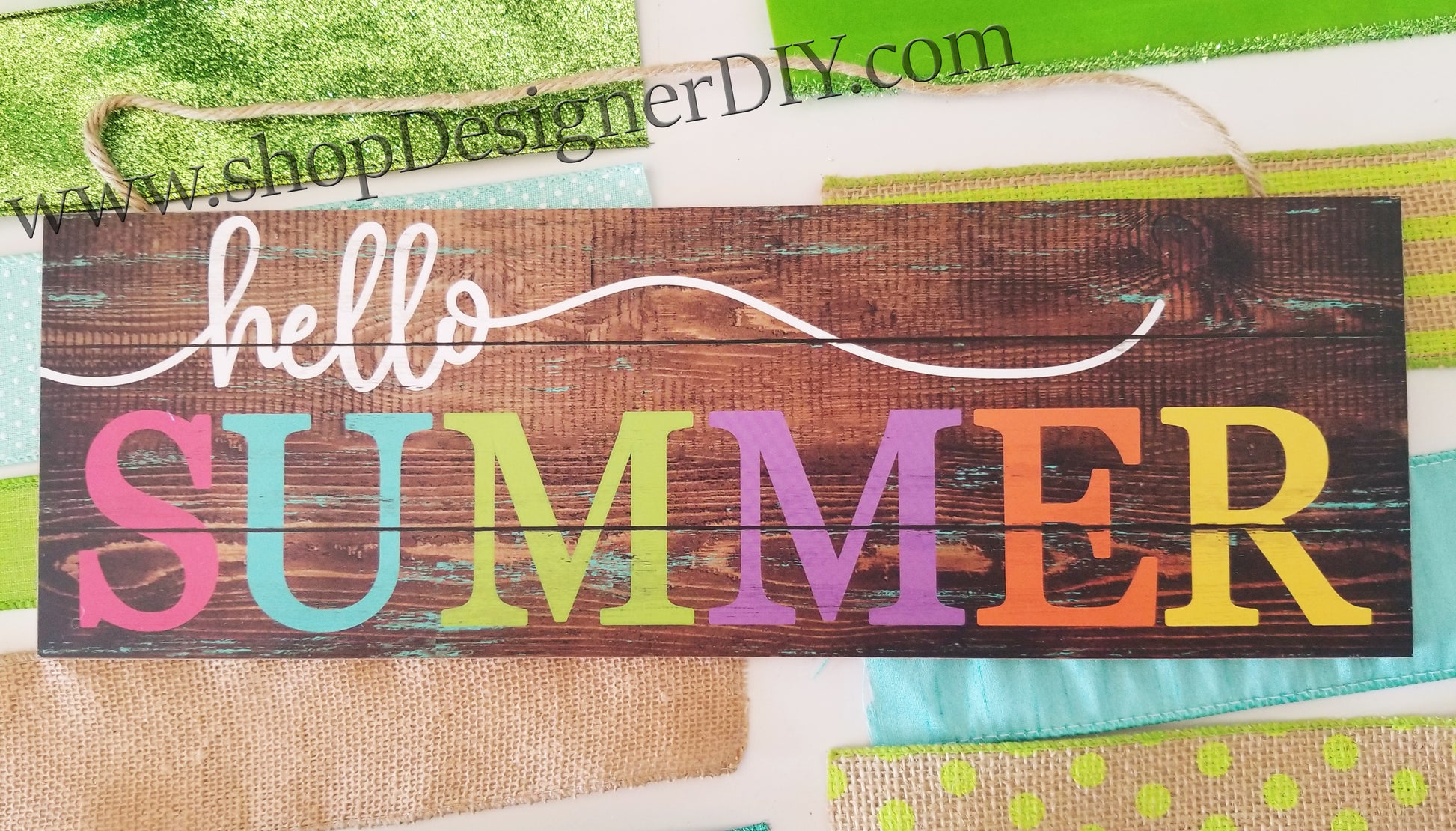 Hello Summer DIY Wreath Kit - Designer DIY